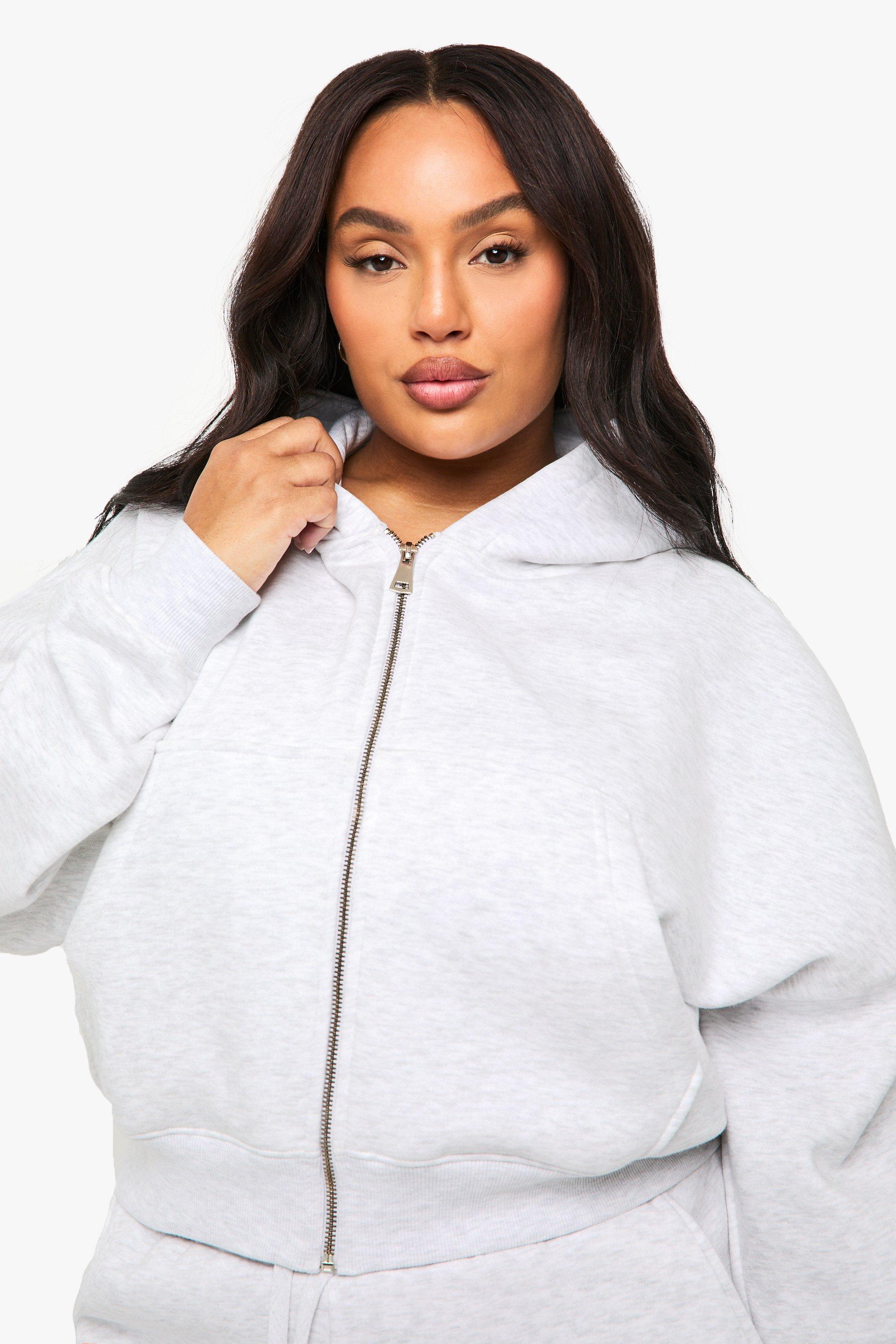 PLUS BALLOON SLEEVE ZIP UP HOODIE | boohoo DK PLUS BALLOON SLEEVE ZIP UP HOODIE | boohoo DK